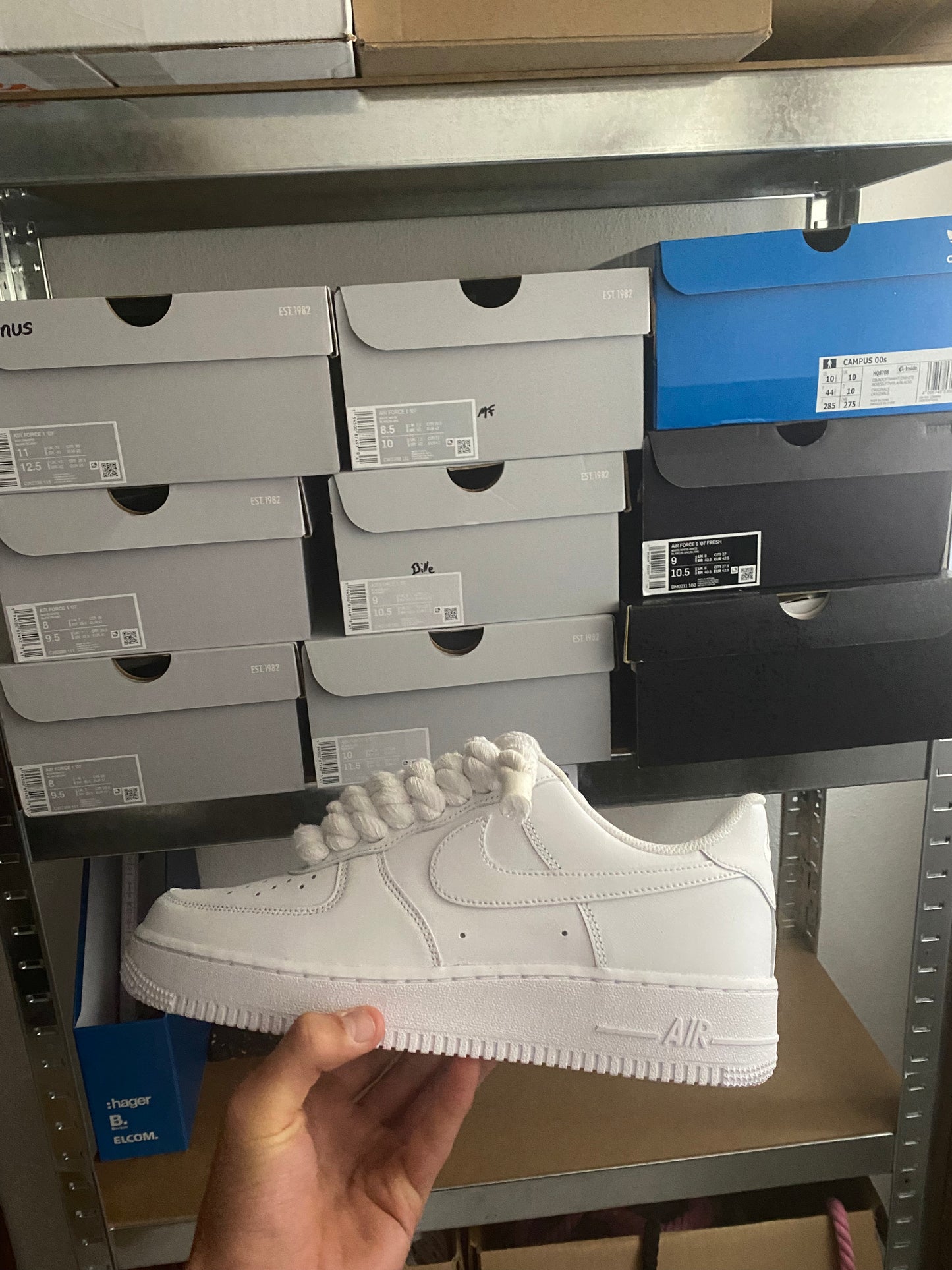 AF1 Rope „All White“
