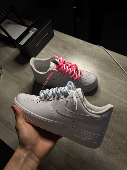 AF1 Doublelaced "Weis/Blau"