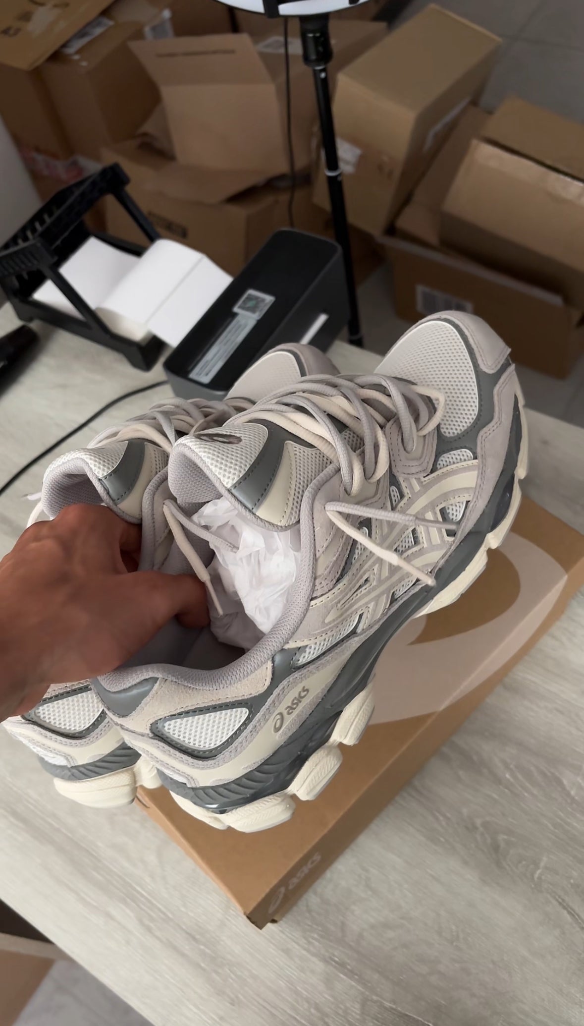 ASICS GEL NYC OYSTER GREY
